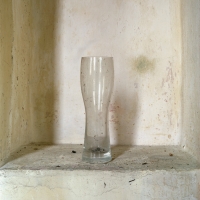Desaturated tall vase